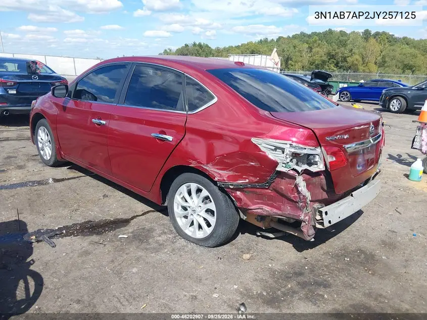 2018 NISSAN SENTRA VIN 3N1AB7AP2JY257125 — фото 3
