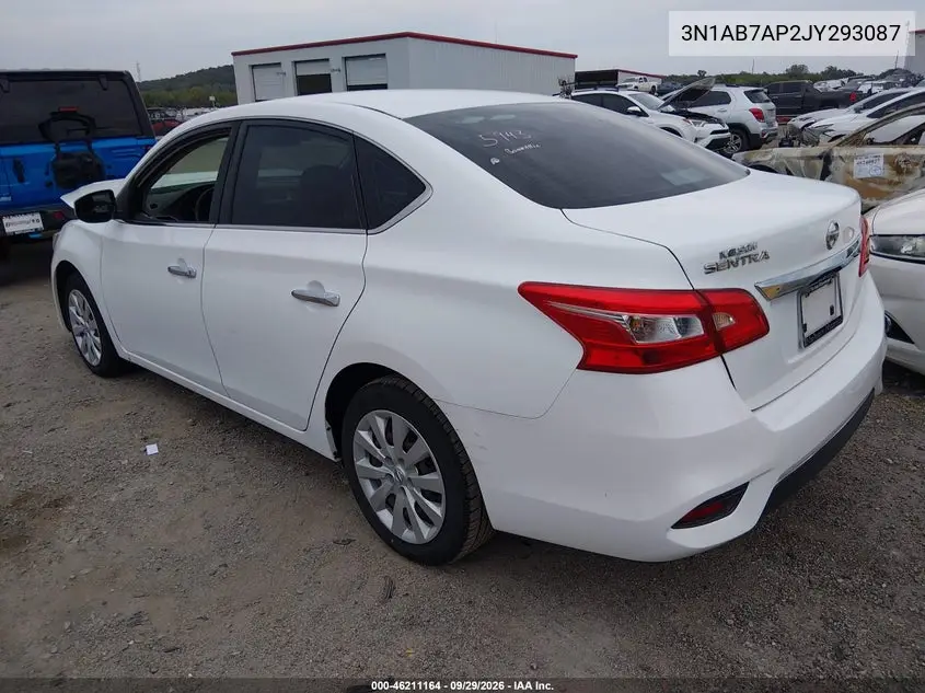 2018 NISSAN SENTRA VIN 3N1AB7AP2JY293087 — фото 3