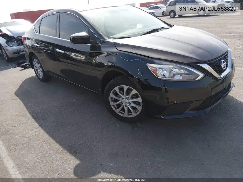 NISSAN SENTRA 2018, VIN 3N1AB7AP2JL658820