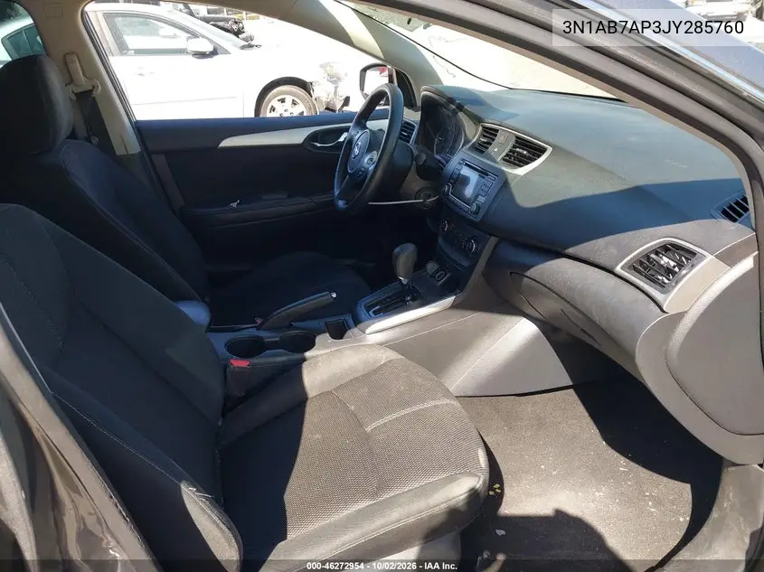 2018 NISSAN SENTRA VIN 3N1AB7AP3JY285760 — фото 5