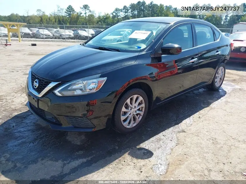 2018 NISSAN SENTRA VIN 3N1AB7AP5JY247737 — фото 2