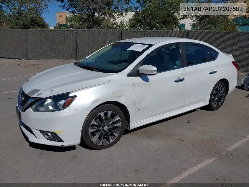 2018 NISSAN SENTRA VIN 3N1AB7AP0JY207582 — фото 2