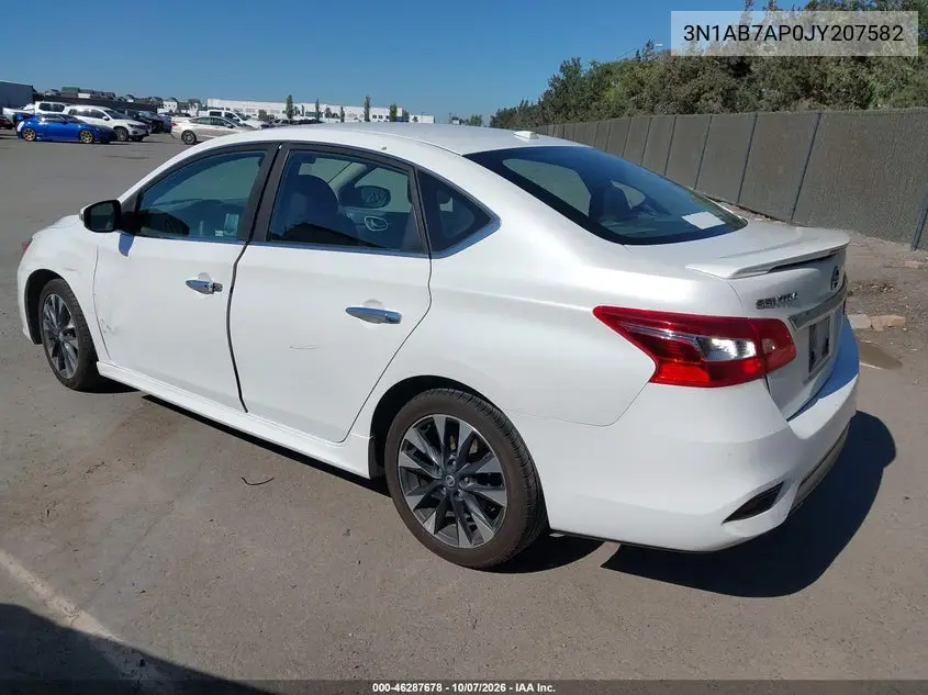 2018 NISSAN SENTRA VIN 3N1AB7AP0JY207582 — фото 3