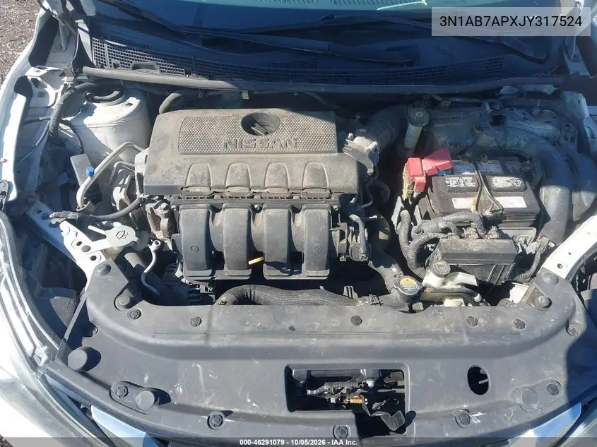 2018 NISSAN SENTRA VIN 3N1AB7APXJY317524 — фото 10