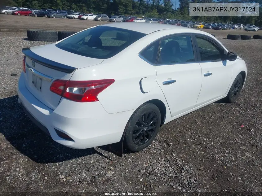 2018 NISSAN SENTRA VIN 3N1AB7APXJY317524 — фото 4