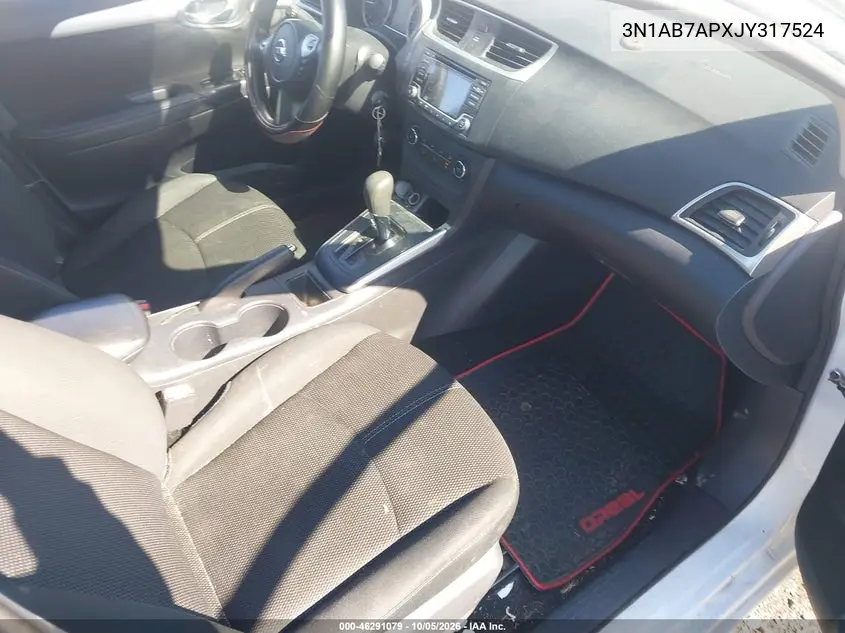 2018 NISSAN SENTRA VIN 3N1AB7APXJY317524 — фото 5