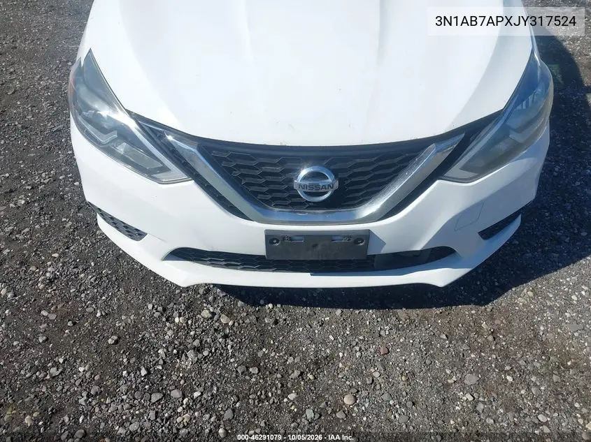 2018 NISSAN SENTRA VIN 3N1AB7APXJY317524 — фото 6