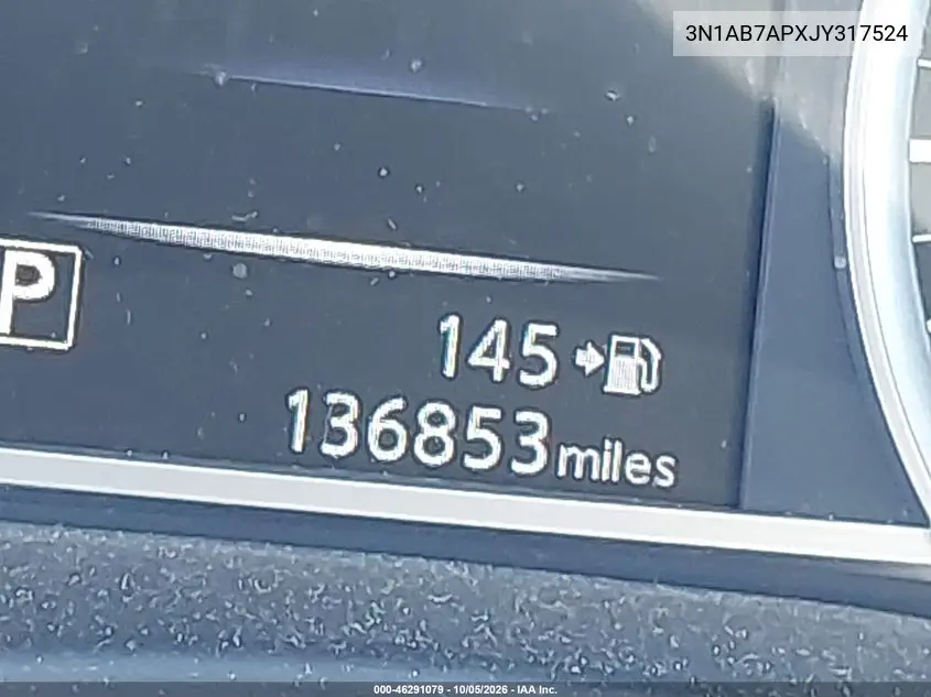 2018 NISSAN SENTRA VIN 3N1AB7APXJY317524 — фото 7