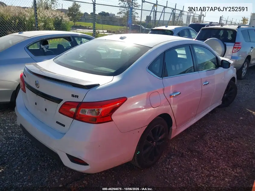 2018 NISSAN SENTRA VIN 3N1AB7AP6JY252591 — фото 4