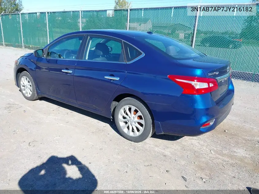 2018 NISSAN SENTRA VIN 3N1AB7AP7JY216182 — фото 3