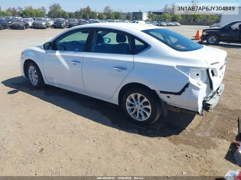 2018 NISSAN SENTRA VIN 3N1AB7AP6JY304849 — фото 3