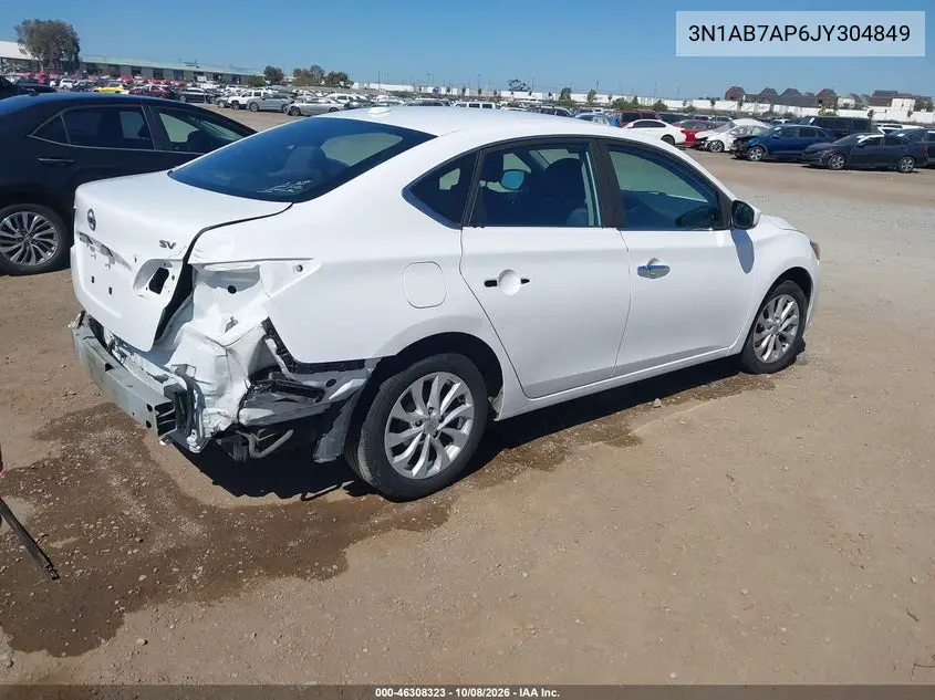 2018 NISSAN SENTRA VIN 3N1AB7AP6JY304849 — фото 4