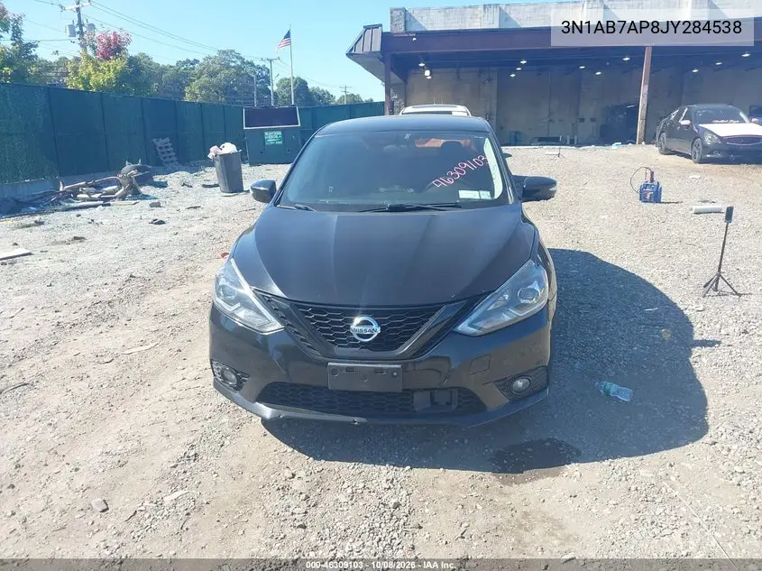 2018 NISSAN SENTRA VIN 3N1AB7AP8JY284538 — фото 6