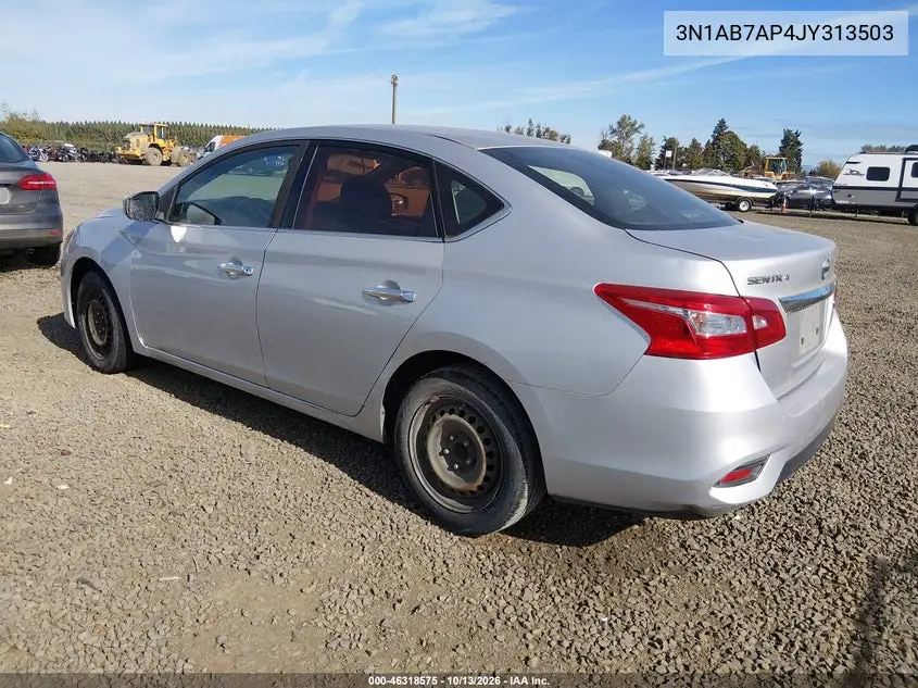 2018 NISSAN SENTRA VIN 3N1AB7AP4JY313503 — фото 3