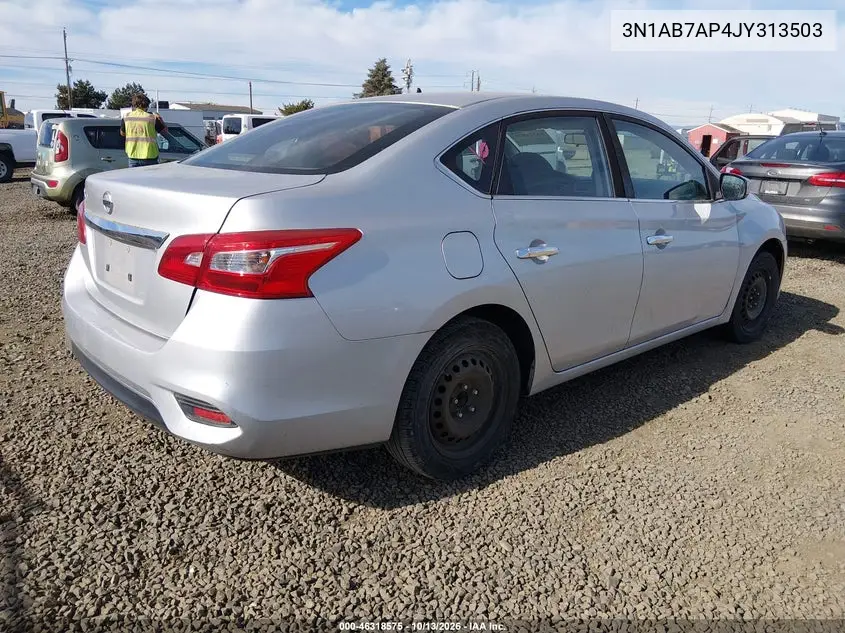 2018 NISSAN SENTRA VIN 3N1AB7AP4JY313503 — фото 4