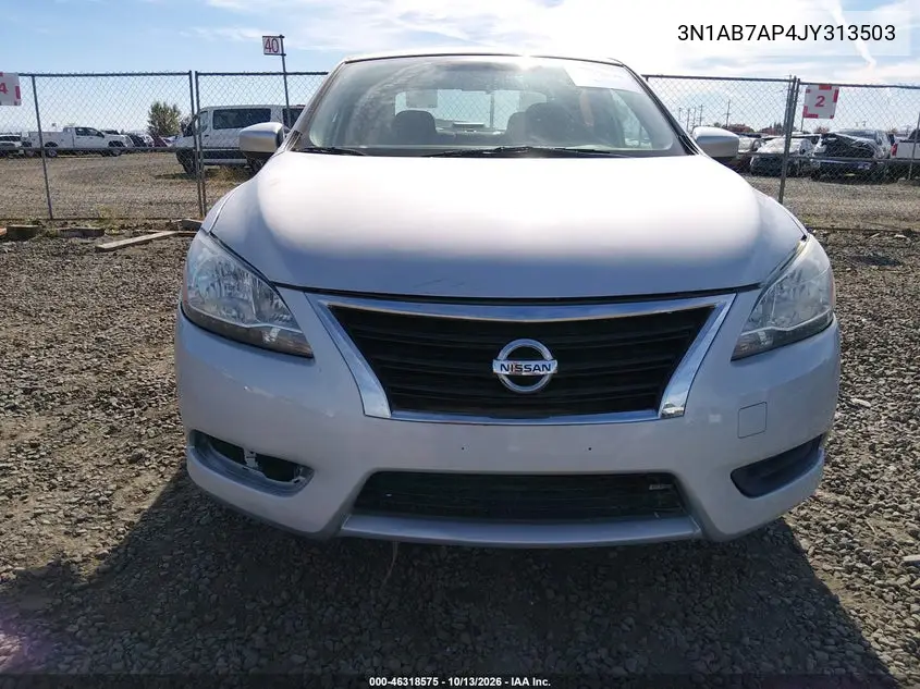 2018 NISSAN SENTRA VIN 3N1AB7AP4JY313503 — фото 6