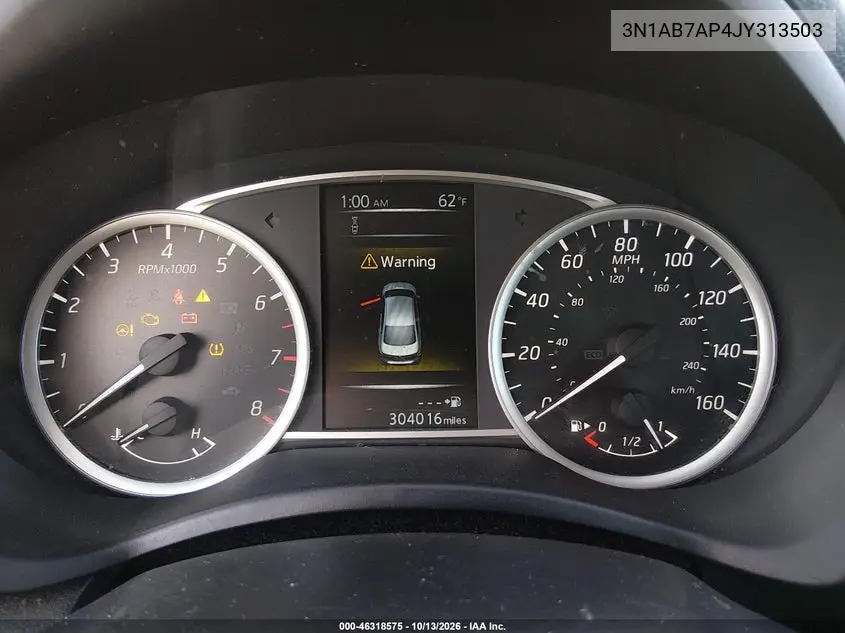 2018 NISSAN SENTRA VIN 3N1AB7AP4JY313503 — фото 7