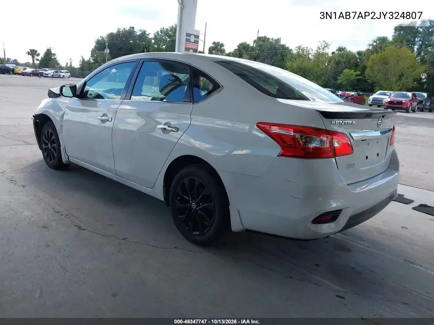 2018 NISSAN SENTRA VIN 3N1AB7AP2JY324807 — фото 3