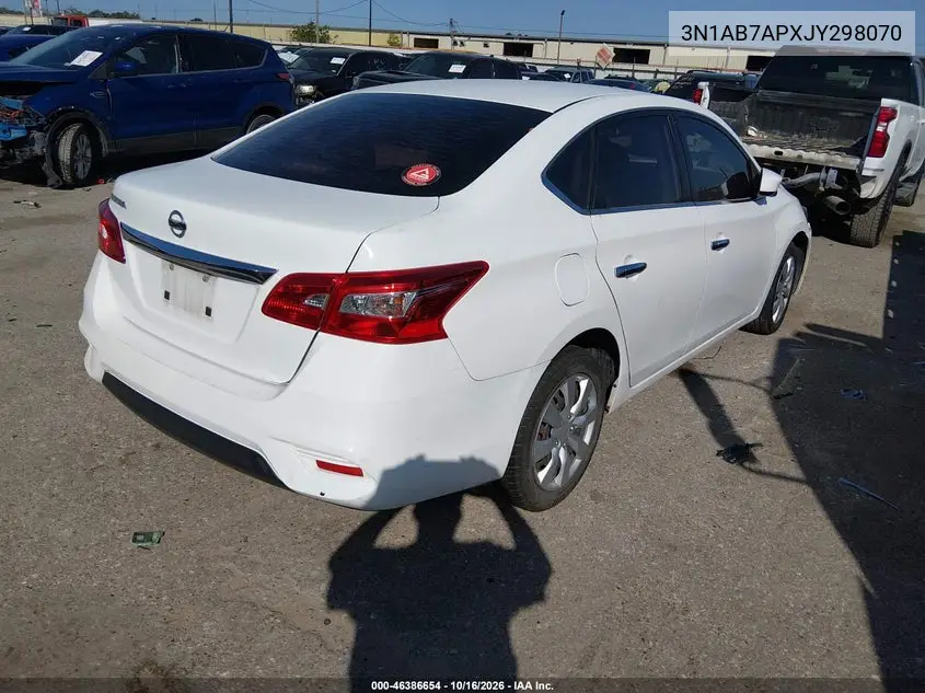 2018 NISSAN SENTRA VIN 3N1AB7APXJY298070 — фото 4
