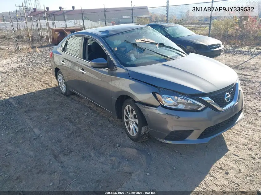 NISSAN SENTRA 2018, VIN 3N1AB7AP9JY339532