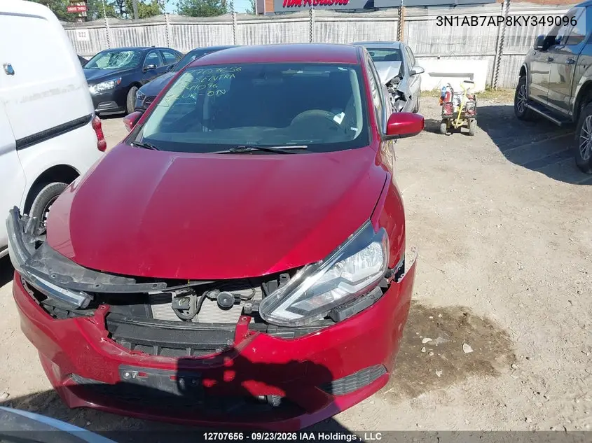 2019 NISSAN SENTRA VIN 3N1AB7AP8KY349096 — фото 13