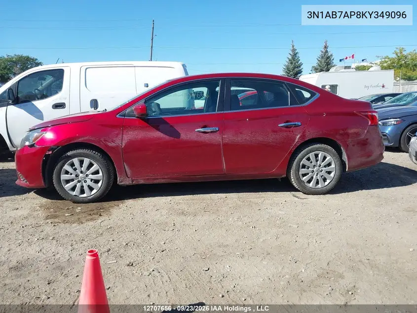 2019 NISSAN SENTRA VIN 3N1AB7AP8KY349096 — фото 15