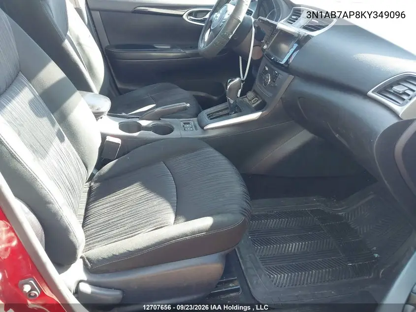 2019 NISSAN SENTRA VIN 3N1AB7AP8KY349096 — фото 5