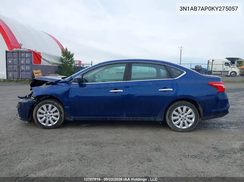 2019 NISSAN SENTRA VIN 3N1AB7AP0KY275057 — фото 15