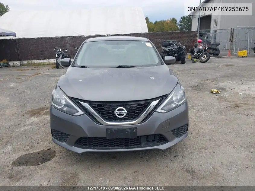 2019 NISSAN SENTRA VIN 3N1AB7AP4KY253675 — фото 12