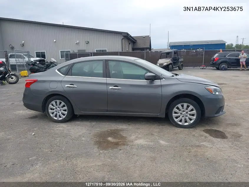 2019 NISSAN SENTRA VIN 3N1AB7AP4KY253675 — фото 13
