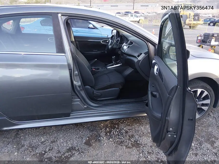 2019 NISSAN SENTRA VIN 3N1AB7AP5KY356474 — фото 5