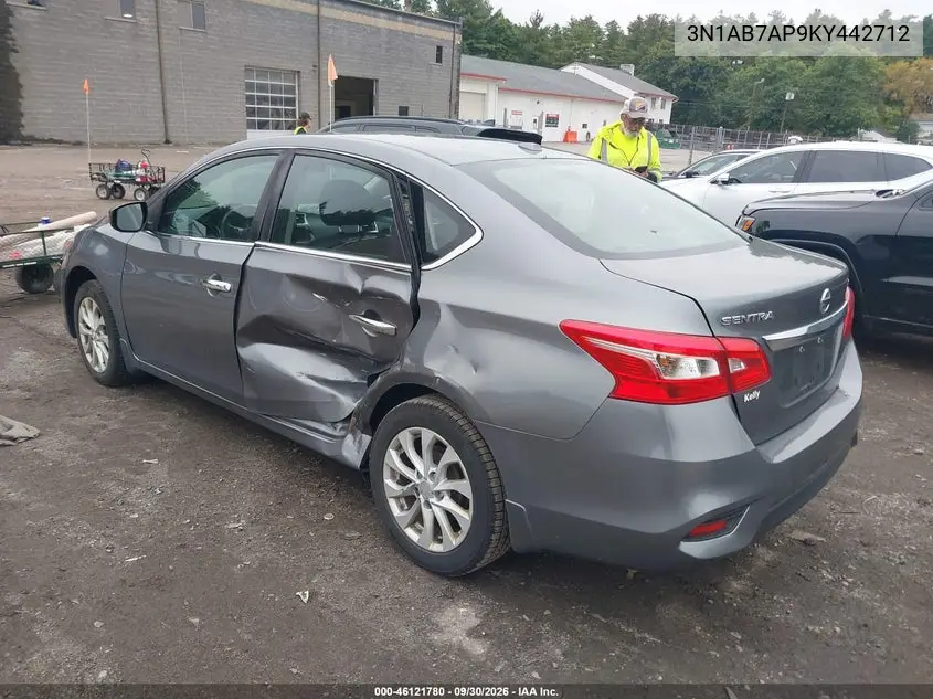 2019 NISSAN SENTRA VIN 3N1AB7AP9KY442712 — фото 3
