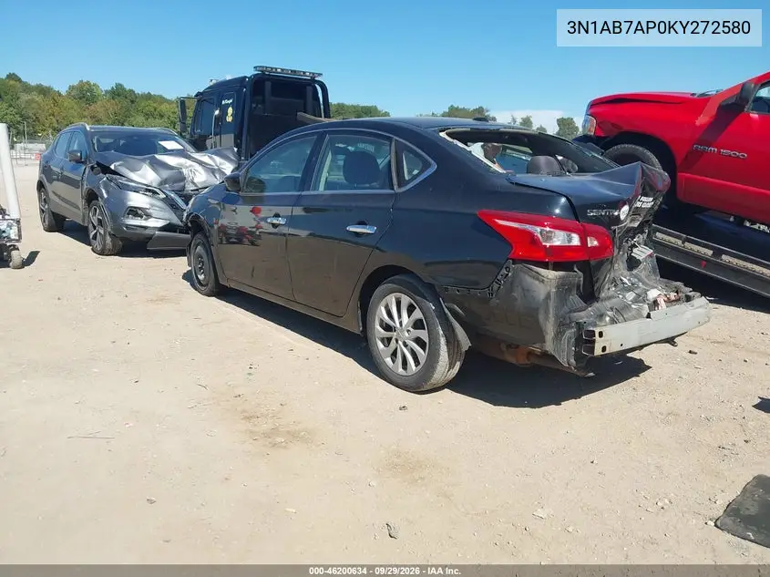 2019 NISSAN SENTRA VIN 3N1AB7AP0KY272580 — фото 3