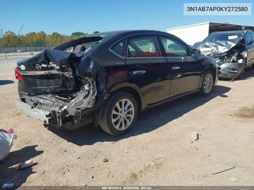 2019 NISSAN SENTRA VIN 3N1AB7AP0KY272580 — фото 4