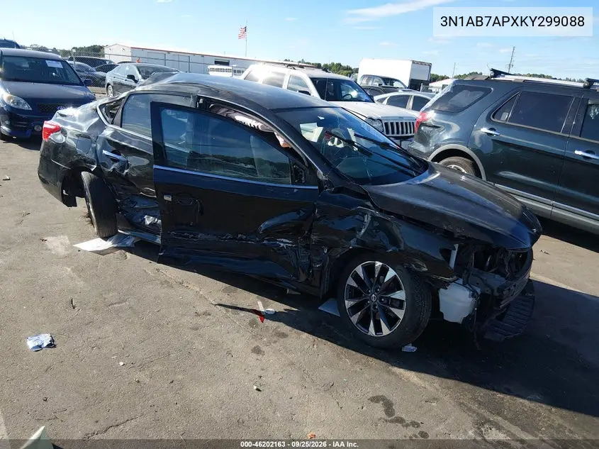 NISSAN SENTRA 2019, VIN 3N1AB7APXKY299088