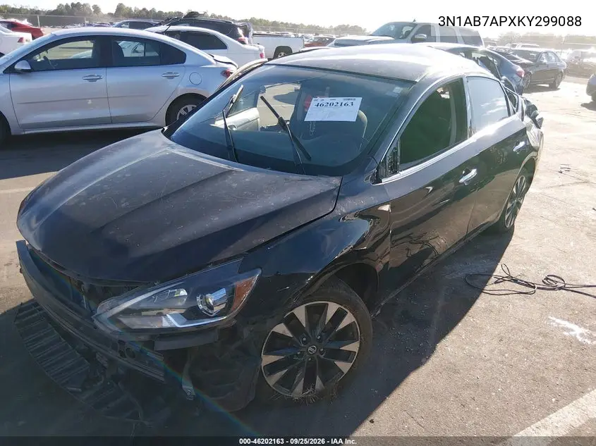 2019 NISSAN SENTRA VIN 3N1AB7APXKY299088 — фото 2