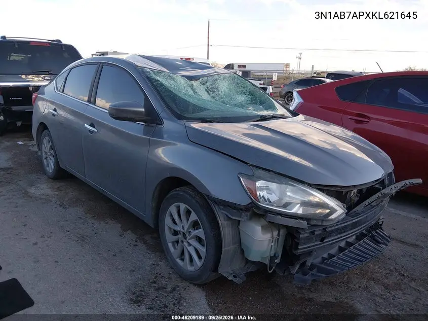 NISSAN SENTRA 2019, VIN 3N1AB7APXKL621645