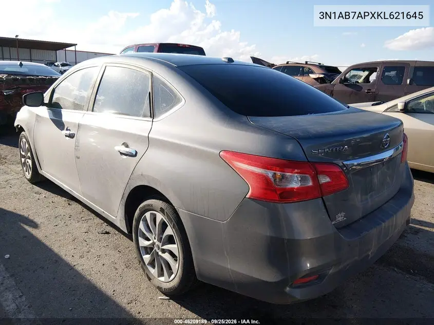 2019 NISSAN SENTRA VIN 3N1AB7APXKL621645 — фото 3