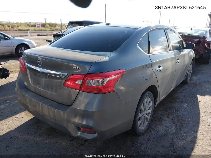 2019 NISSAN SENTRA VIN 3N1AB7APXKL621645 — фото 4