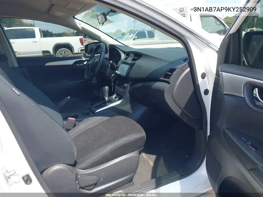2019 NISSAN SENTRA VIN 3N1AB7AP9KY252909 — фото 5