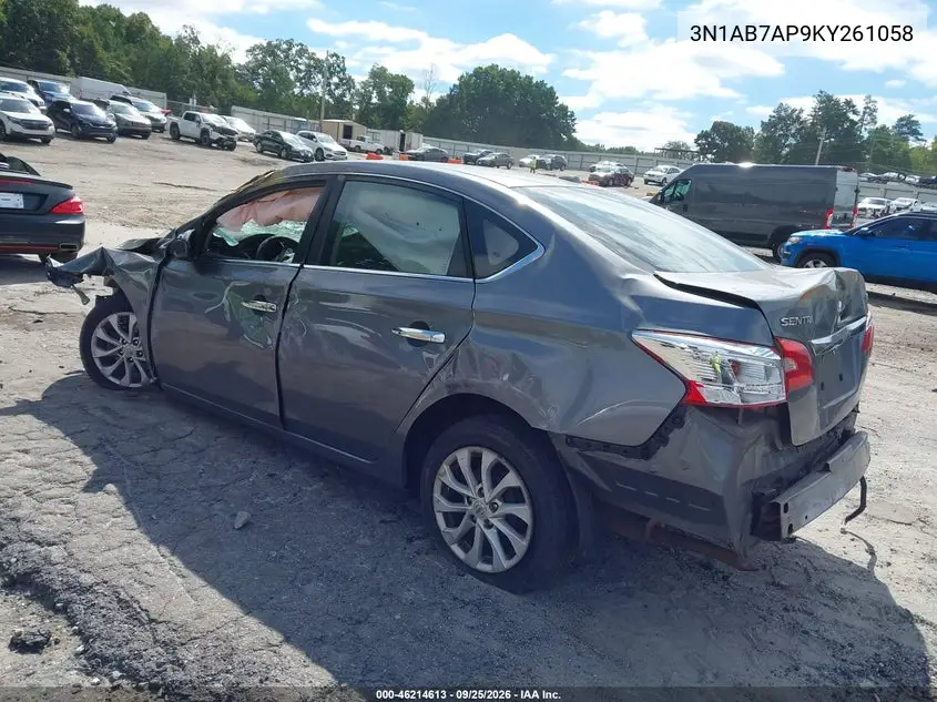 2019 NISSAN SENTRA VIN 3N1AB7AP9KY261058 — фото 3