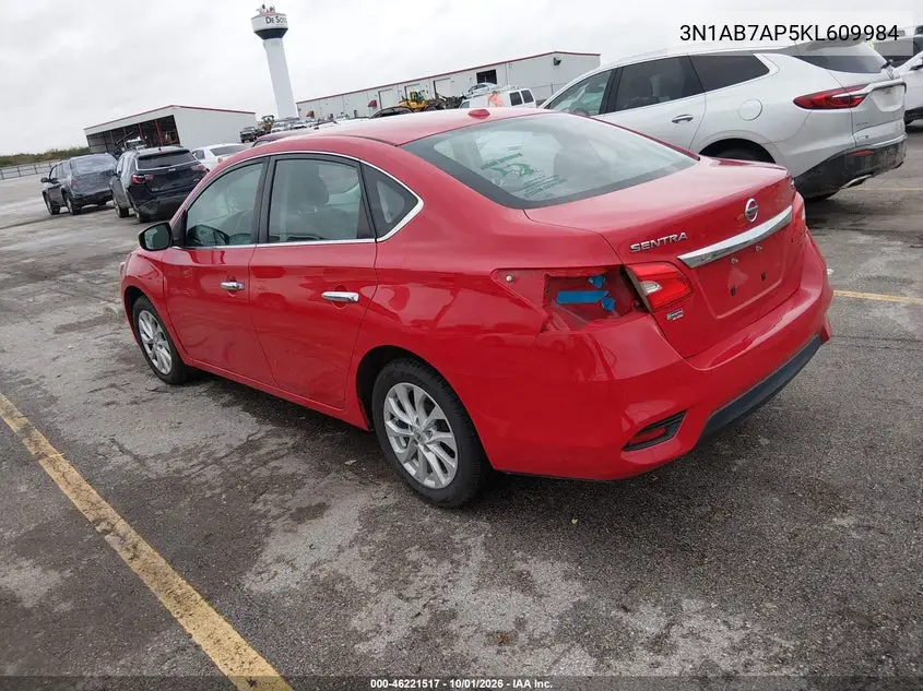 2019 NISSAN SENTRA VIN 3N1AB7AP5KL609984 — фото 3