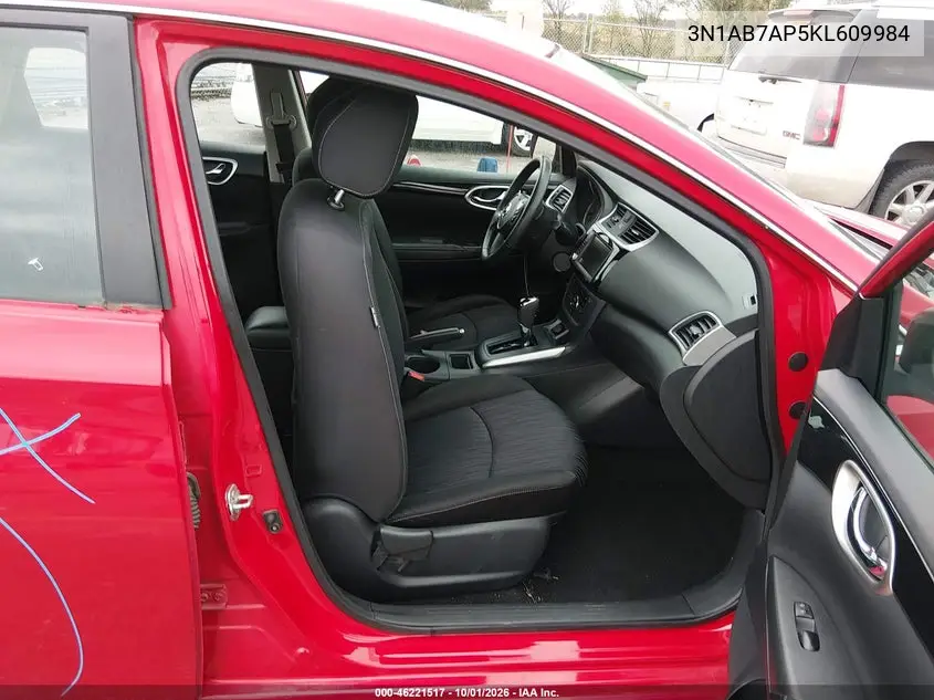 2019 NISSAN SENTRA VIN 3N1AB7AP5KL609984 — фото 5