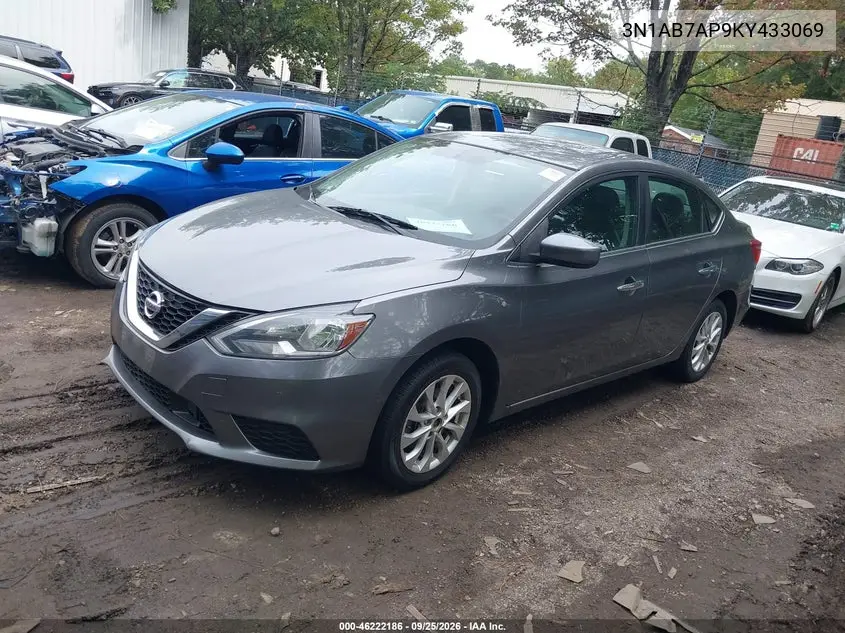 2019 NISSAN SENTRA VIN 3N1AB7AP9KY433069 — фото 2