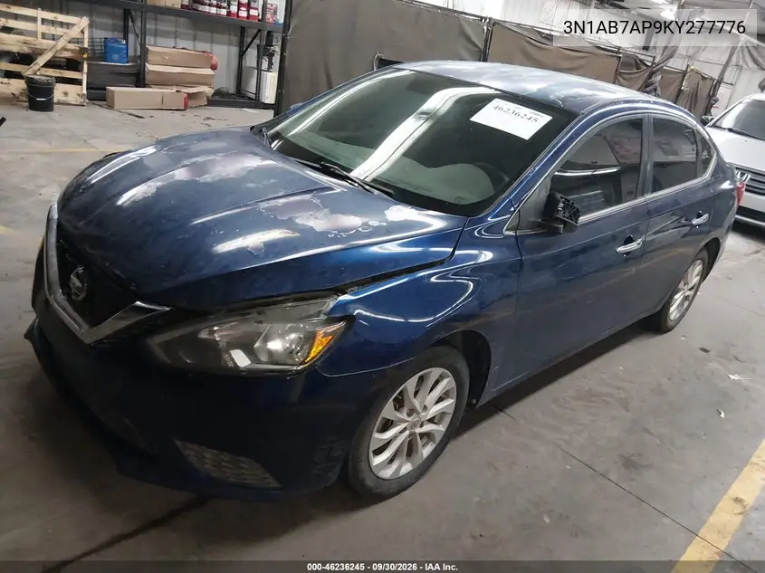2019 NISSAN SENTRA VIN 3N1AB7AP9KY277776 — фото 2