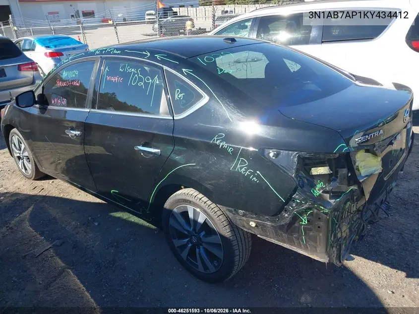 2019 NISSAN SENTRA VIN 3N1AB7AP1KY434412 — фото 3