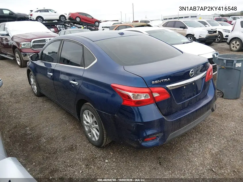 2019 NISSAN SENTRA VIN 3N1AB7AP2KY416548 — фото 3