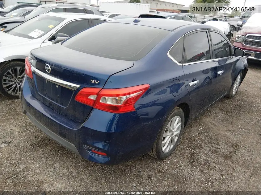 2019 NISSAN SENTRA VIN 3N1AB7AP2KY416548 — фото 4