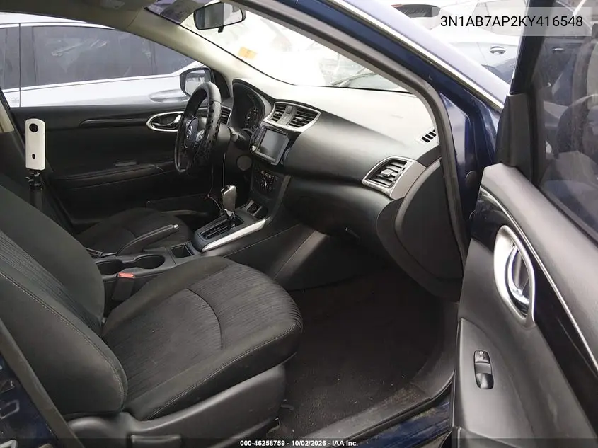 2019 NISSAN SENTRA VIN 3N1AB7AP2KY416548 — фото 5