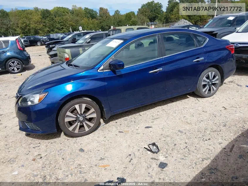 2019 NISSAN SENTRA VIN 3N1AB7AP9KY217772 — фото 2